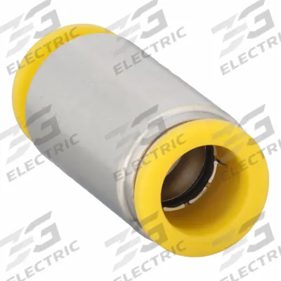 PARKER Push-Fit Union Fitting: 12 mm OD x 12 mm OD Size, Push-to-Connect x Push-to-Connect - Nickel-Plated Brass Tube Fittings