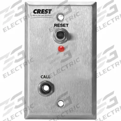 CREST HEALTHCARE SUPPLY Patient Station: Compatible with Nurse Call System - Call Stations