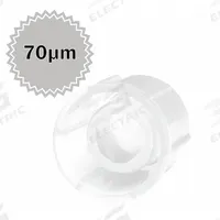 Caps for FlowTubes(TM): 14.4 mm Dia, White, HDPE, Unlined, Narrow Mouth Size, 500 Closures Included (MPN T9009-70). Key specifications — Clarity: Opaque; Mouth Size: Narrow; Product Type: Cap; Septa Included: No; Vented: No; Brand: MTC BIO; Closure Color: White; Closure Liner Material: Unlined.