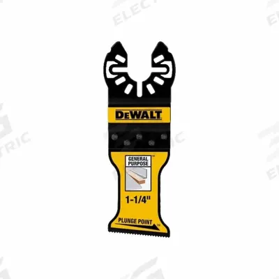 DEWALT General Purpose Oscillating Blade: 1 1/4 in Blade Wd, Plunge Cutting, Bi-Metal - Open-Back Universal OIS Mounted Blades