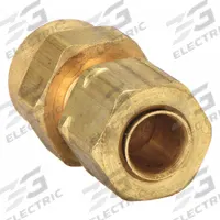 PARKER Compression Fitting Adapter: 3/8 in OD x 1/4 in Pipe Fitting Size, Compression x FNPTF, 10 PK (MPN 66CA-6-4). Key specifications — Brand: PARKER.