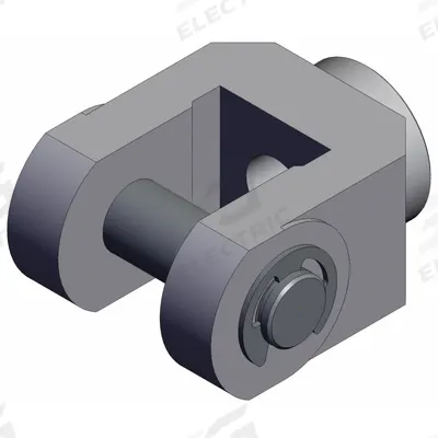 SMC Rod Clevis Kit: Clevis, Fits 2 in_2 1/2 in Bore Dia - Clevis Mounting Hardware