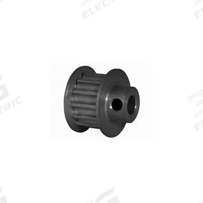 Dayton Timing Pulley: Modified Curvilinear, Fixed, For GT Timing Belt Section - GT Section Fixed-Bore Timing Pulleys with Hub