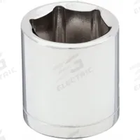 WESTWARD Socket: Metric, 3/8 in Drive Size, 16 mm Socket Size, 6-Point, Std, Chrome, 1 in Overall Lg (MPN 53YR88). Key specifications — attr1204417: WESTWARD; attr1204392: Chrome.