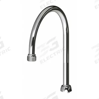 CHICAGO FAUCETS Spout: Spout, Gooseneck, Swivel Spout, Brass, Polished Chrome, Laminar - Gooseneck Faucet Spouts