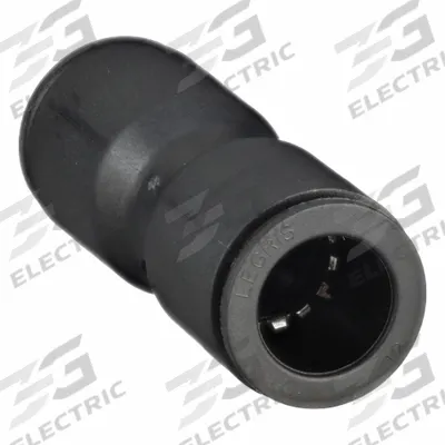 LEGRIS Push-Fit Union Fitting: 12 mm OD x 12 mm OD Size, Push-to-Connect x Push-to-Connect - Nylon & Nickel-Plated Brass Tube Fittings