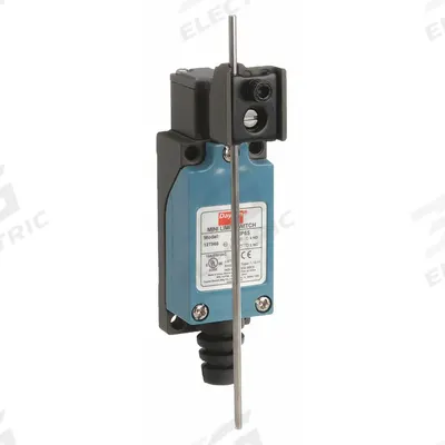 Dayton Limit Switch: 56 mm Mounting Hole Vertical Center to Center Distance, Lever-Rod - Adjustable Rod Lever-Arm Limit Switches