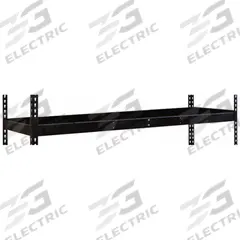 HALLOWELL Shelf: 72 in x 18 in, 1,000 lb Load Capacity, Black, Shelf (MPN DRHCL7218ME). Key specifications — Includes: (4) Beams; Shelf Configuration: Single Straight; Color: Black; Frame Material: Steel; Brand: HALLOWELL; Frame Finish: Powder Coated; Product Type: Shelf.