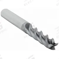 CLEVELAND Square End Mill: Carbide, TiAlN Coated, 4 Flute, 7/16" Mill Dia, 1" LOC, 3" OAL (MPN C80037)