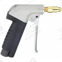 GUARDAIR Air Gun: Pistol-Grip Grip, Aluminum, 3/8 in Female NPT, 1 Nozzle(s), Straight, Focused (MPN U74HVB). Key specifications — attr1328526: Aluminum; attr1328500: Brass Nozzle; attr1328508: GUARDAIR; attr1328515: No; attr1328533: Yes.