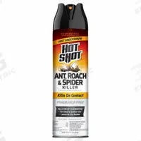 HOT SHOT Crawling Insect Killer: For Use On Crawling Insects, Aerosol Spray Can, Indoor/Outdoor Use (MPN 96780). Key specifications — Brand: HOT SHOT; Container Type: Aerosol Spray Can; Form: Liquid; Indoor/Outdoor Use: Indoor/Outdoor; Insect Group: Crawling; Targeted Insects: Spiders.