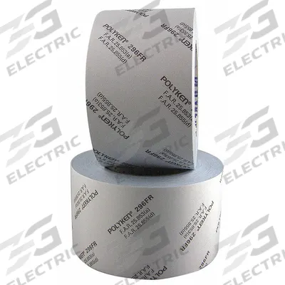 POLYKEN Duct Tape: Heavy Duty, White, 4 in Wd, 36 yd Lg, 7 mil Thick, 296FR - Flame-Retardant Duct Tape