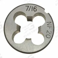 WESTWARD Alloy Steel Die, 7/16-20 UNF: CCT1060-115, Die
