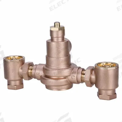 POWERS Hot Water Master Mixing Valve: 1 1/4 in Inlet Connection Size, NPT x NPT - Point-of-Source Mixing Valves