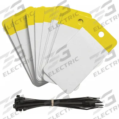 BRADY Shipping Tag: #6, 5 in Tag Ht, 3 1/4 in Tag Wd, Yellow, Polyester, Plain Tag - Colored Tyvek Shipping Tags