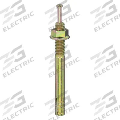 APPROVED VENDOR Hammer Drive Pin Anchor: 3/8 in Dia, 2 3/8 in Overall Lg, Flat, Steel, Steel - Heavy Duty Nail-Drive Anchors