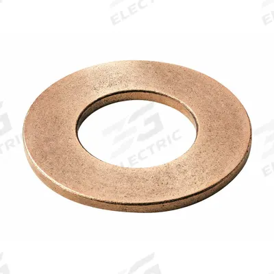OILITE Thrust Washer: 1 15/16 in Bore, Bronze, SAE 841, 2 5/8 in OD, 0.125 in Thick - General Purpose Lubricated Metallic Thrust Washers