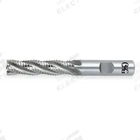 OSG Roughing End Mill: Cobalt, 8 Flute, 2" Mill Dia, 6" LOC, 9-3/4" OAL (MPN 4921100)