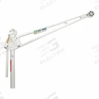OZ LIFTING PRODUCTS Davit Crane: Steel, Manual, 1,000 lb Max. Load Capacity, 58.8 in to 87.6 in (MPN OZXR1000DAV). Key specifications — Material: Steel; Brand: OZ LIFTING PRODUCTS; Body Material: Steel.