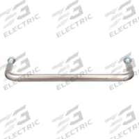 MONROE PMP Pull Handle: Threaded Holes, Stainless Steel, Silver, #10-32 Screw Size, 0.31 in (MPN PH-0142). Key specifications — Brand: MONROE PMP; Projection Type: Non-Recessed; Material: Stainless Steel; Finish: Polished; Color: Silver; Folding Type: Fixed; Mounting Type: Threaded Holes; Screw Size: #10-32.