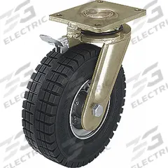 APPROVED VENDOR Plate Caster: Swivel, Steel, 16 in Wheel Dia., 4 1/8 in Wheel Wd, Hole, Rectangle (MPN LS-VLE 410K-RA-RI4). Key specifications — Brand: APPROVED VENDOR; Swivel Raceway Type: Double Ball; Roll Up: Swivel with Total Lock.