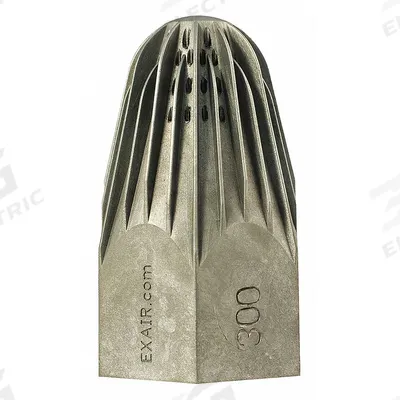 EXAIR Air Gun Nozzle: For 1217, Aluminum/Zinc, 3 5/8 in Extension Lg - Exair Air Gun Nozzles