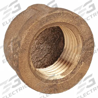 APPROVED VENDOR Cap: Cap, 1 in, NPT Threaded, Brass - Low-Pressure Threaded Pipe Fittings