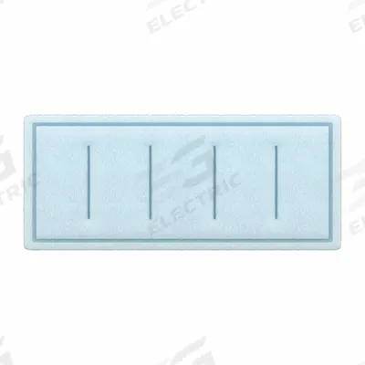 GRAINGER Link Air Filter: 20 in x 44 in x 1 in, 44 in Section Wd, 1 Sections, 3 Ply - MERV 8 Link Air Filters