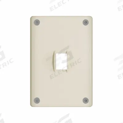 LEGRAND Wall Plate: Toggle, 1 Gang, Ivory - Tamper-Resistant Wall Plates