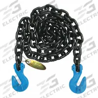 B/A PRODUCTS CO. Chain Slings: 1/2 in Overall Hook Size, 100, 20 ft Overall Lg, Black, Steel, Black (MPN G10-1220SGG). Key specifications — Material: Steel; Grade: 100; Hook Type: Cradle Grab; Attachment Style: Grab Hook; Color: Black; Brand: B/A PRODUCTS CO.; Equipment Color: Black.