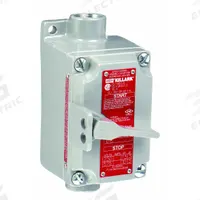 HUBBELL KILLARK Motor Starter Switch: 1 Gang, 3 Poles, 20 A, 0.75 in Hub Dia, Feed Through (MPN XSX-53). Key specifications — Brand: HUBBELL KILLARK; Factory Sealed: No.