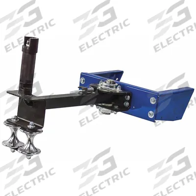 COXREELS Roller Guide: For 1175 Series/1185 Series Reel Series, Aluminum, Blue, Steel - Pivoting Hose Guide Assemblies with Bottom Return for Hose Reels