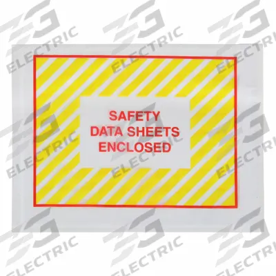 APPROVED VENDOR Packing List Envelopes: 6 in Outside Ht, 4 1/2 in Outside Lg, Clear - SDS Packing List Envelopes