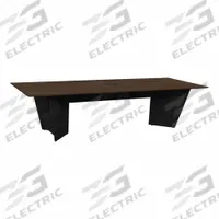 REGENCY Conference Table: Rectangle, Laminate/Melamine, Neo Walnut, 120 in Overall Lg, PVC, 10 Seats (MPN ACT12048NWBK). Key specifications — attr987891: Traditional Leg; attr987894: Melamine; attr987867: PVC; attr987857: REGENCY; attr987872: Laminate.