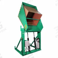 VALLEY CRAFT Hydraulic Box Dumper: 2,000 lb Max Load Capacity, 12 1/2 in Max Chute Reach, 460V AC (MPN F80184A4). Key specifications — Frame Material: Steel; Operating Voltage: 460V AC; Chute Material: Steel; Brand: VALLEY CRAFT; Controls: Pendant; Includes: Handheld Pendant with Magnetic Back.