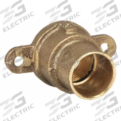 NIBCO Sweat Fitting Adapter: 1/2 in CTS x 1/2 in Pipe, Cup x FNPT, Drop Ear - Low-Lead Cast Copper & Bronze Tube Fittings