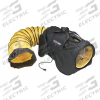 ALLEGRO Confined Space Fan: 115 V AC, 8 in Duct Dia, 1/4 hp Horsepower, 760 cfm Max Flow in Free Air (MPN 9535-08). Key specifications — Brand: ALLEGRO; Includes: Polyester Bag; Operating Voltage: 115 V AC.