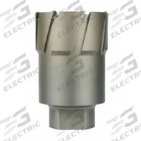 MILWAUKEE Annular Cutter: 2 5/16 in Cutter Dia, 2 in Max Cutting Dp, Pilot Pin Included, Bright (MPN 49-57-2310). Key specifications — attr253884: Yes; attr253885: Bright; attr253886: Carbide; attr253888: Fractional Inch; attr277149: MILWAUKEE.