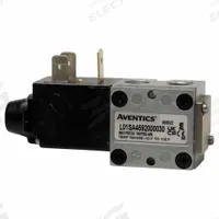 AVENTICS Solenoid Air Control Valve: Series L01, Single Solenoid, Four-Way / Two-Position, 24V DC (MPN L01SA4594017N61). Key specifications — attr1076719: L01SA4594017N61; attr1076777: Non-Locking; attr1076785: Solenoid Air Control Valve; attr1076787: Spring Return; attr1076800: 24V DC; attr1076739: Plug-In.