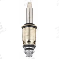 CHICAGO FAUCETS Cartridge: Use with Hot/Cold Water, Brass, Compression, (12) Cartridges, 12 PK (MPN 377-XTLHBL12JKABNF). Key specifications — For Water Temperature: Hot/Cold; Compatible Brand: Chicago Faucets; Product Type: Cartridge; Includes: (12) Cartridges; Material: Brass.