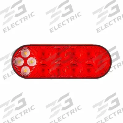 MAXXIMA Oval Combination Light: LED, Stop, Turn, and Tail Combo Light, Red, Oval - Stop, Turn & Tail Combination Lights