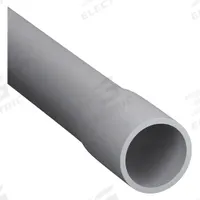 PVC Conduit: Schedule 80, 1/2 in Trade Size, 10 ft Nominal Lg (MPN A53AE12)