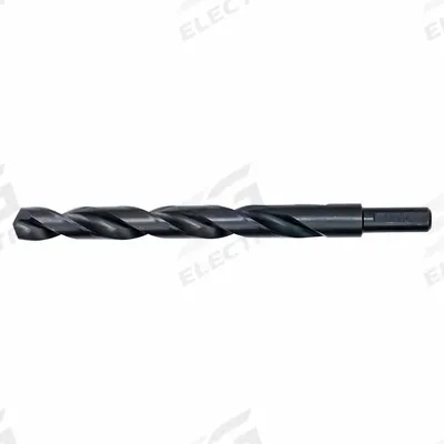 MILWAUKEE Jobber Length Drill Bit: 1/2", 135° Split Point, Black Oxide HSS - Chip-Clearing High-Speed Steel Jobber-Length Drill Bits