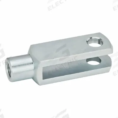 JW WINCO Clevis Rod Ends: Steel, Blue Passivated Zinc Plated, M4 Tap Size, Right Hand - General Purpose Steel Clevis Fork Heads