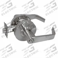 TELL MANUFACTURING Door Lever Lockset: Classroom Lever Locksets, Chrome (MPN L2070-26D). Key specifications — Ligature Resistance: Not Ligature-Resistant; Brand: TELL MANUFACTURING; Lockset Function ANSI Code: F84; Visual Indicator Message: No Message; Lockset Style: Rose; Finish: Satin Chromium-Plated.