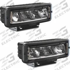 J.W. SPEAKER Headlight: Headlight, LED, Heated, High Beam/Low Beam, Surface Mount, Pedestal, Xenoy (MPN 9800). Key specifications — Heated: Heated; Lighting Technology: LED; Beam Type: High Beam; Electrical Connection: Delphi Mating Connector; Mount Type: Pedestal; Brand: J.W. SPEAKER; Mount Style: Surface.