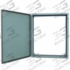 HAMMOND Electrical Enclosure: Steel, 36 in x 30 in x 6 in, NEMA 12/13, w/Panel, Solid Cover, Hinged (MPN 1418M6). Key specifications — Brand: HAMMOND; Closure Method: Clamps; Knockouts: Not Included.
