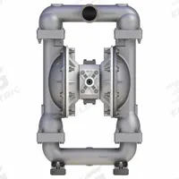 SANDPIPER Air Operated Double Diaphragm Pump: 316 Stainless Steel, 2 1/2 in, Tri-Clamp, 200 gpm (MPN T20B1SASWTS600.). Key specifications — Brand: SANDPIPER; Check Valve Material: PTFE; Seat Material: SS; Diaphragm Material: PTFE w/ Santoprene Backing.
