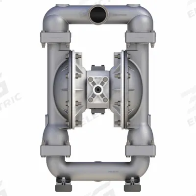 SANDPIPER Air Operated Double Diaphragm Pump: 316 Stainless Steel, 2 1/2 in, Tri-Clamp - FDA-Compliant AODD Pumps