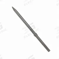 BOSCH Chisel Bit: 1/4 in Head Wd, 16 in Overall Lg, 45/64 in Shank Dia (MPN HS1904). Key specifications — attr253714: Chiseling Concrete/Block/Brick; attr277143: BOSCH.